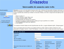 Tablet Screenshot of enlazados.com
